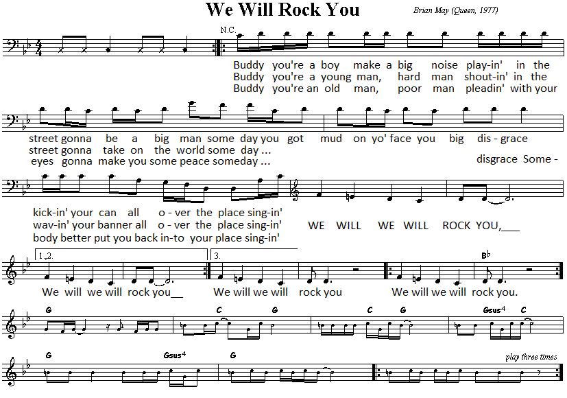 We Will Rock You